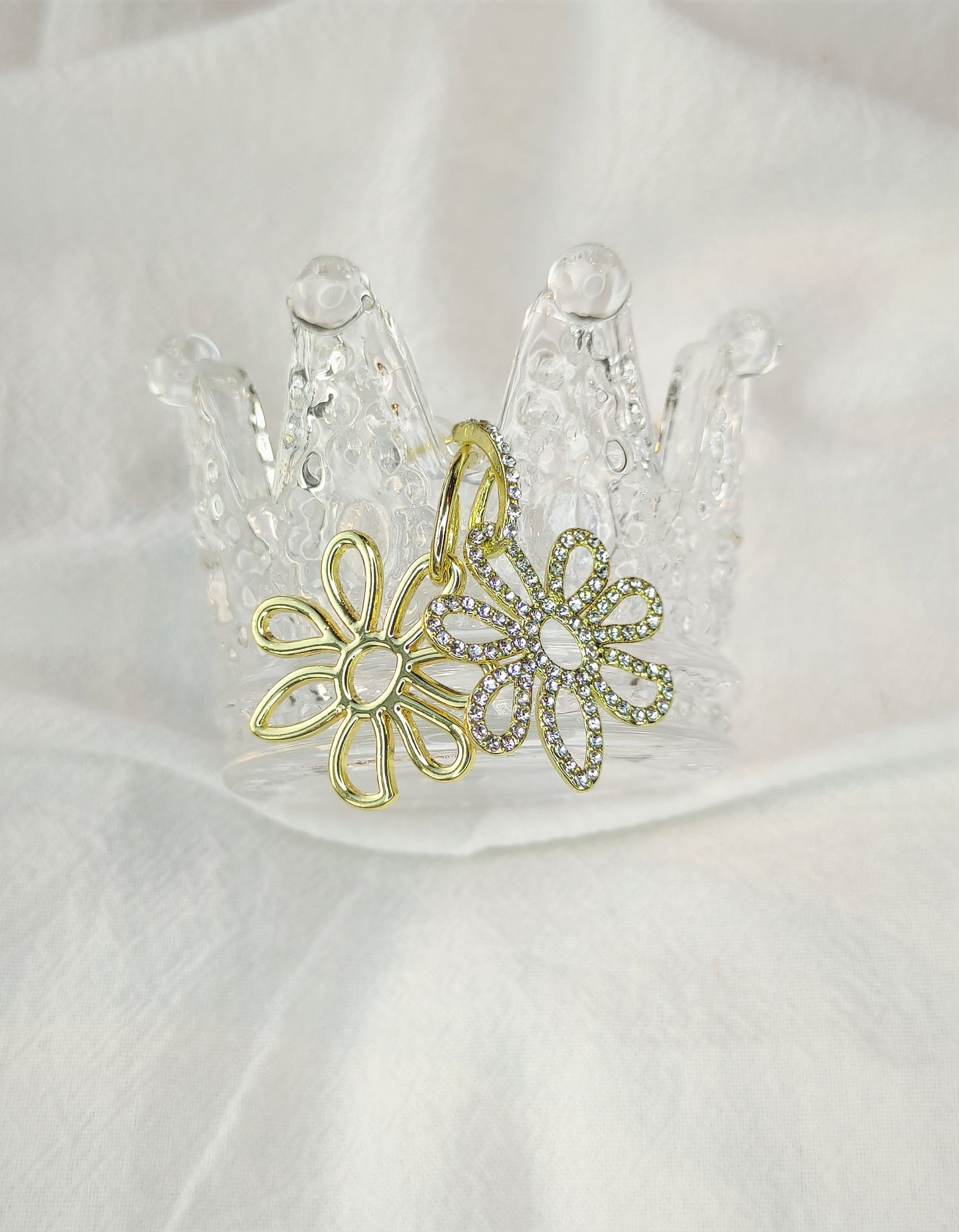 Store blomsterøredobber