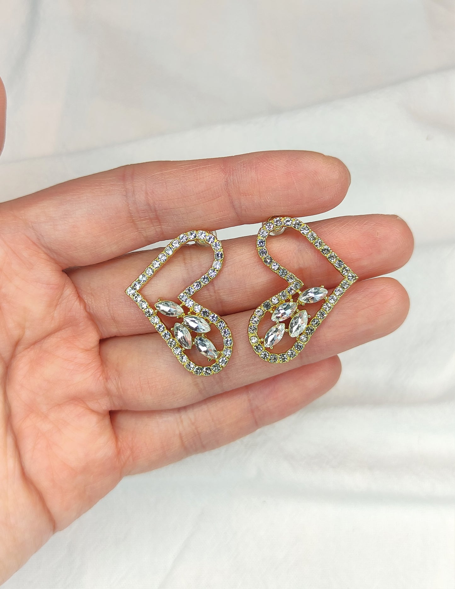 Øredobber med hjerte