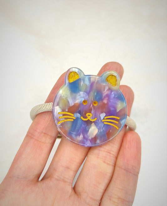 Katt eddiksyre hårslips- Lilla