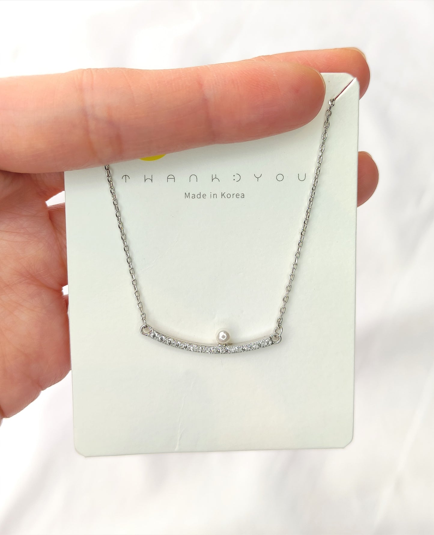 Halskjede med zirkonia