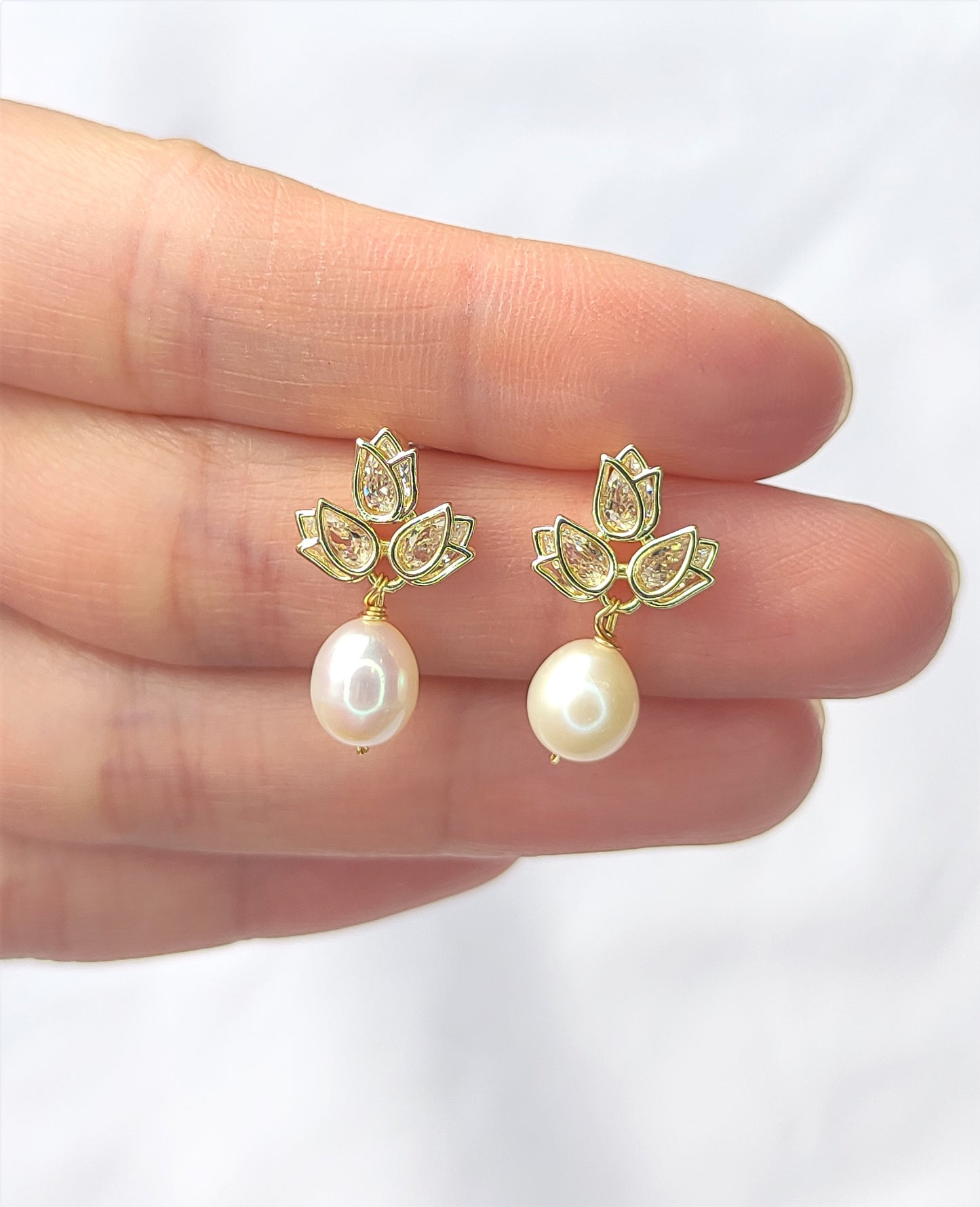 Øredobber med perler