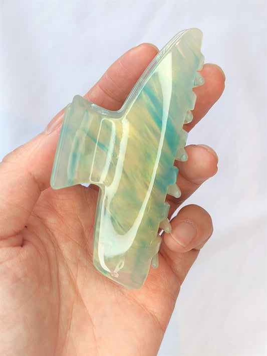 Hårklemme-Lysegrønn