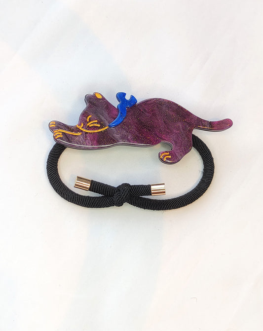 Katt Hårstrikker- Lilla