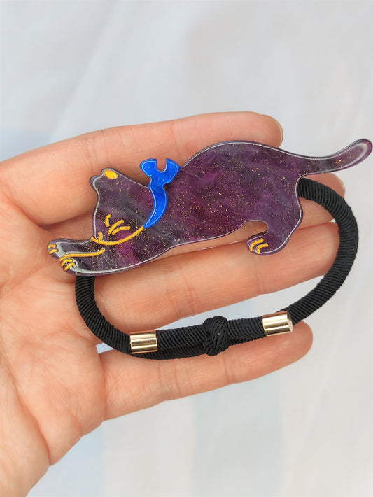 Katt Hårstrikker- Lilla