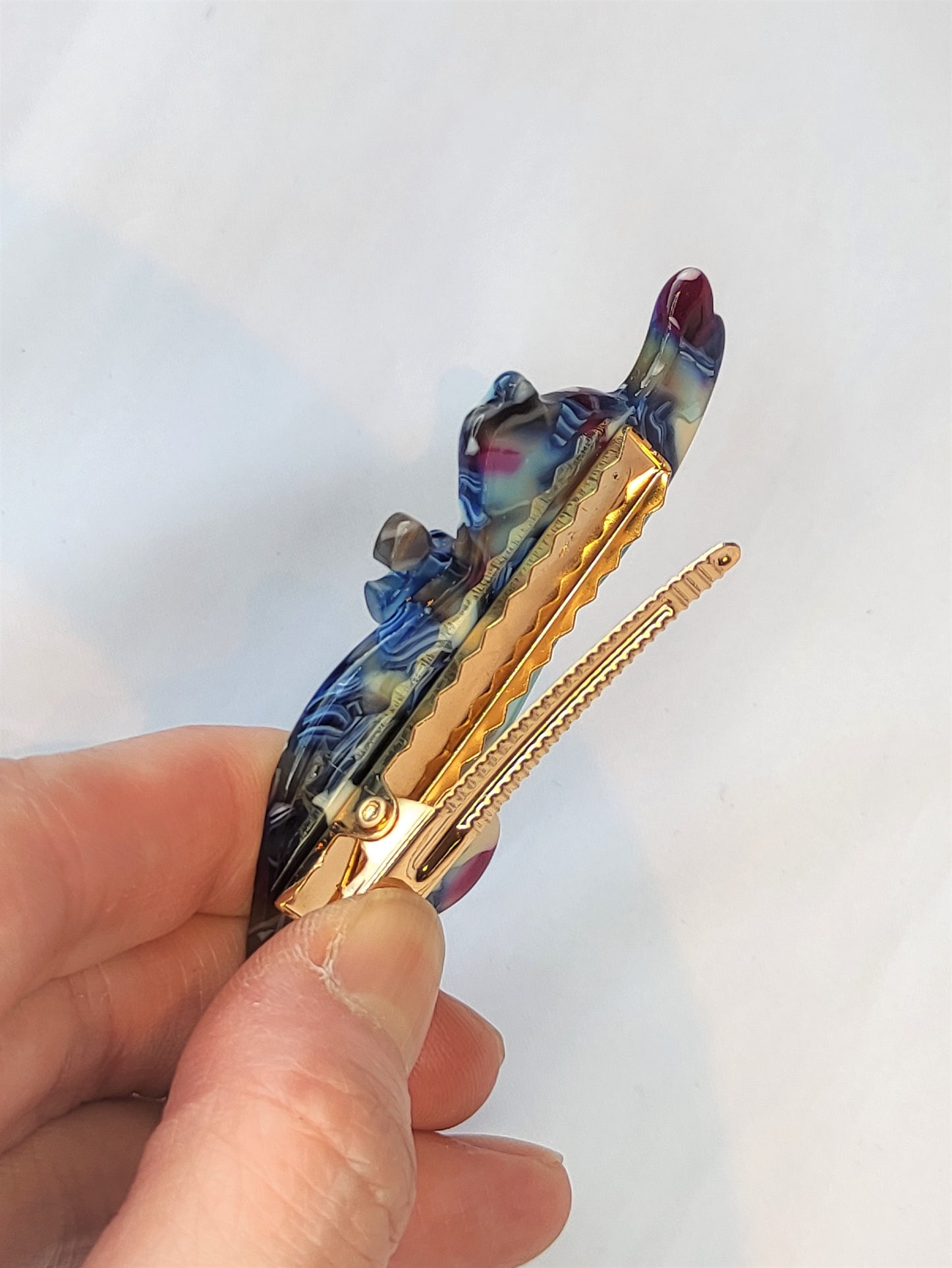 Hårspenner- Blå katt