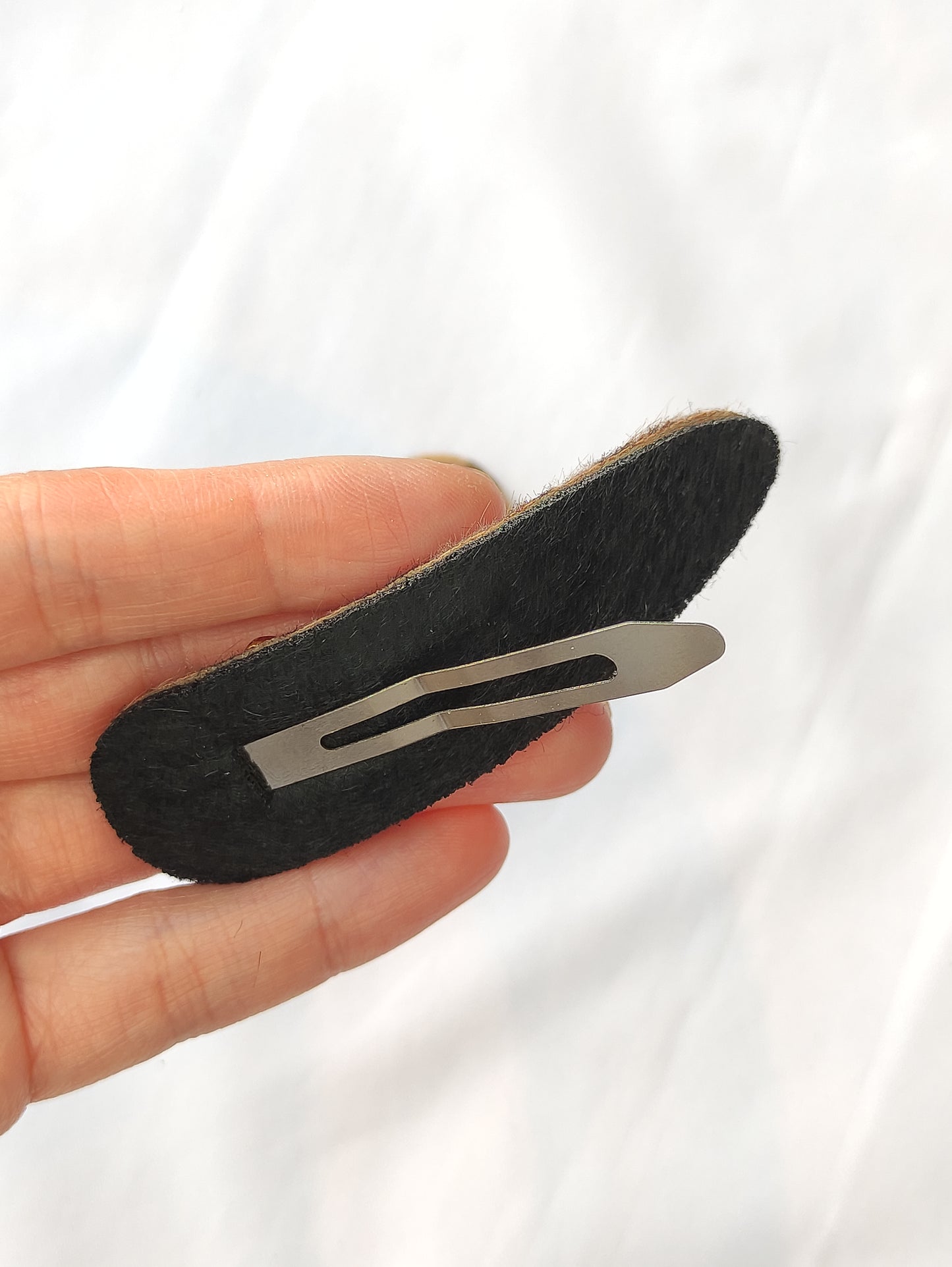 2 stk Hårspenner med sløyfe (sett)- melert mønster