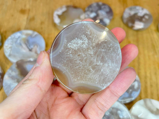 Blomster Agat papirvekt