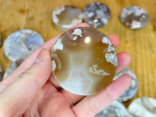 Blomster Agat papirvekt