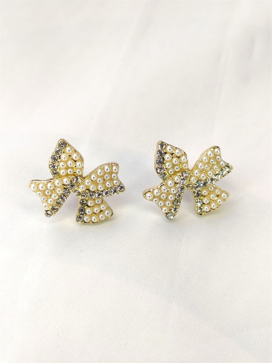 Sommerfugl øredobber med perler