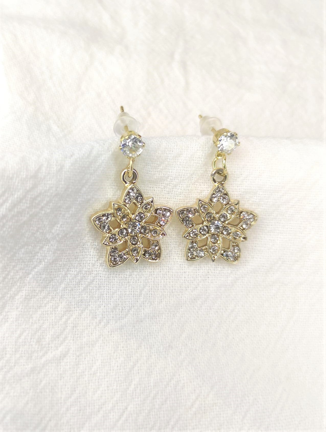 Stjerne øredobber med zirkonia