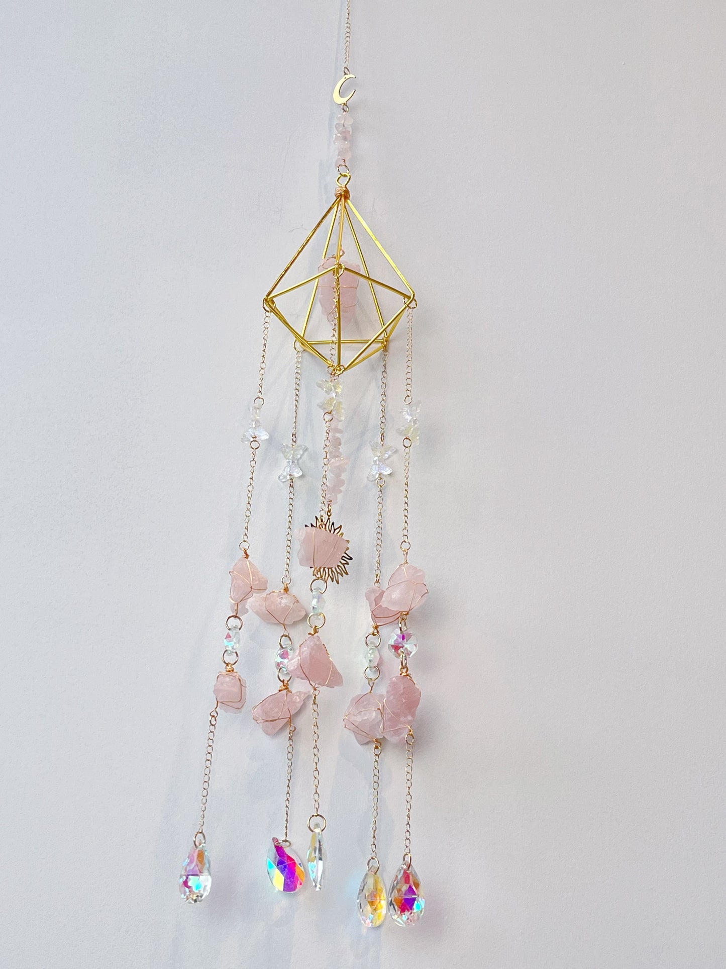 Krystall solfanger, Rosenkvarts