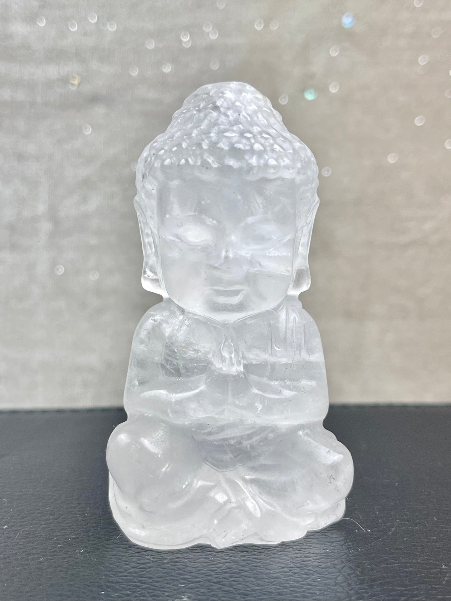 Bergkrystall klarkvarts Buddha