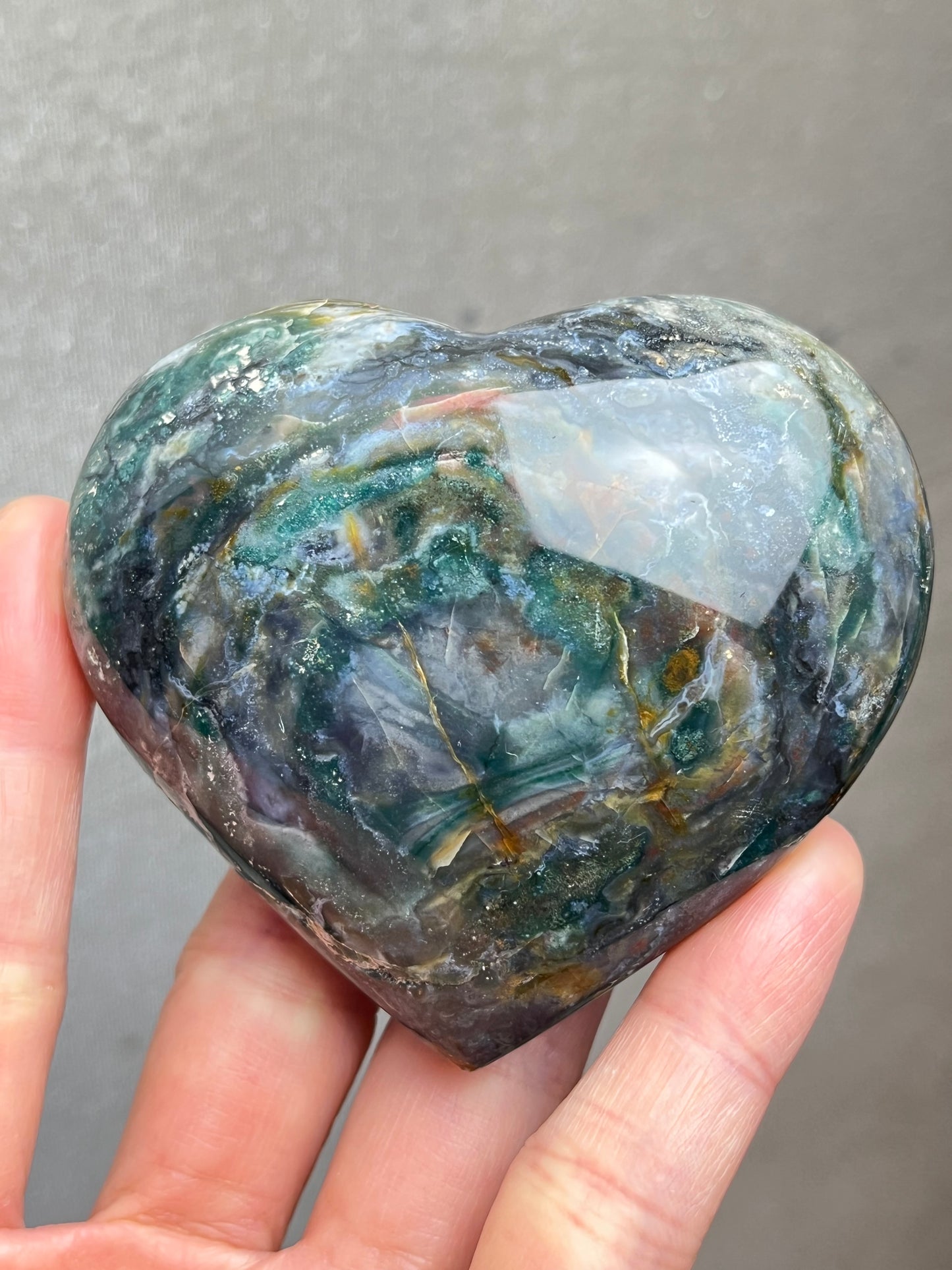 Jaspis(Cosmic jaspis) Hjerte