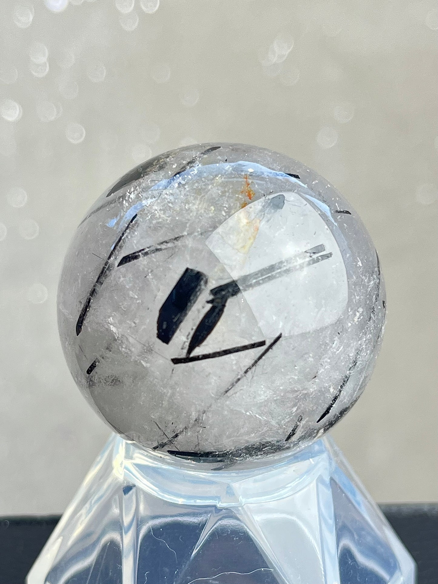 tourmaline-colored ball