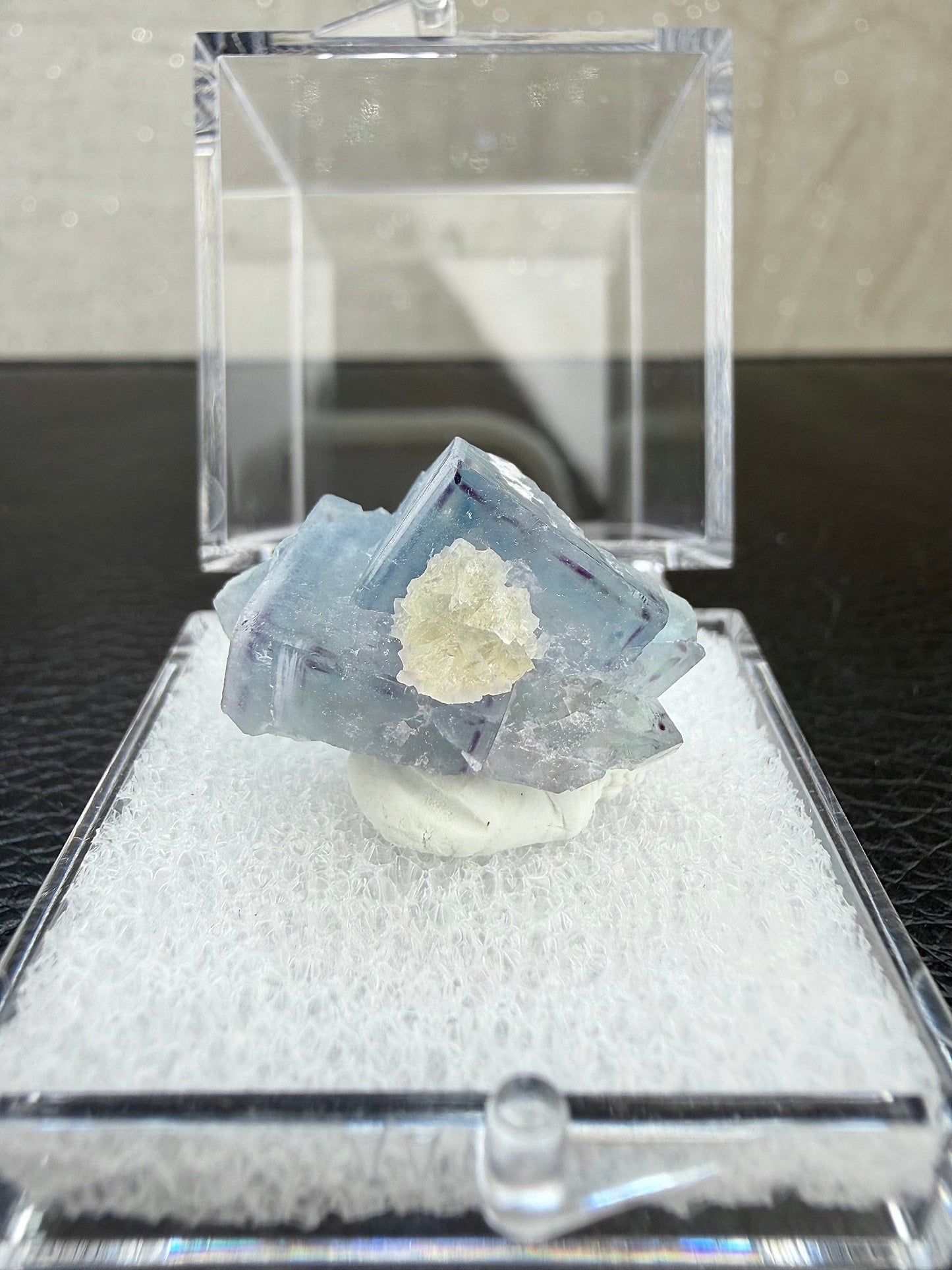 Blue Fluorite with Box