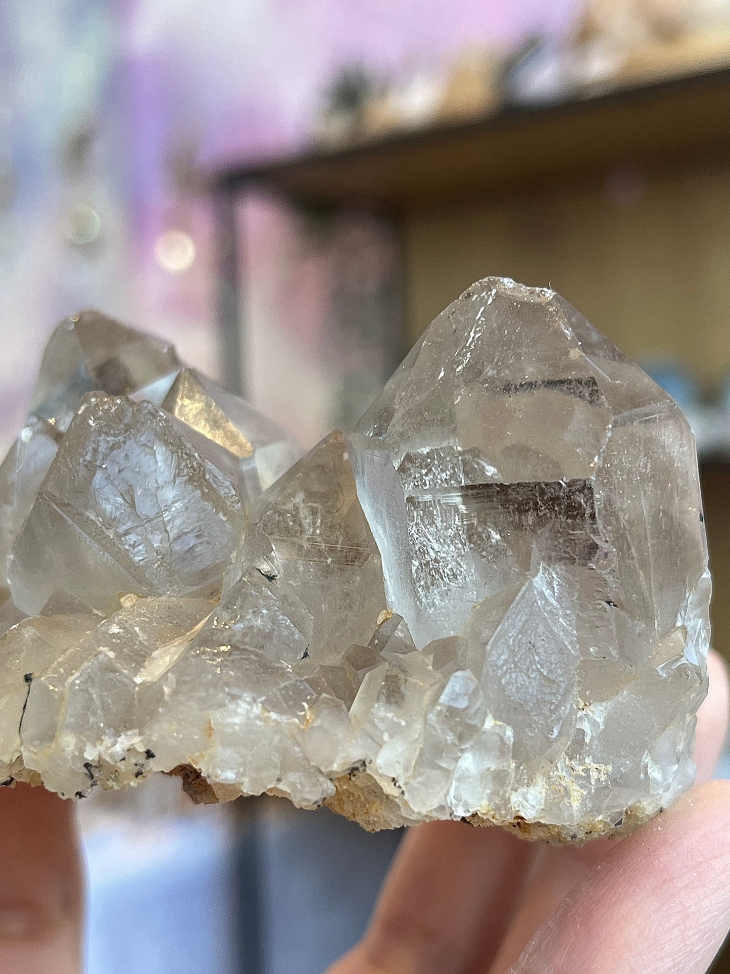Smoky Quartz Cluster from Brazil