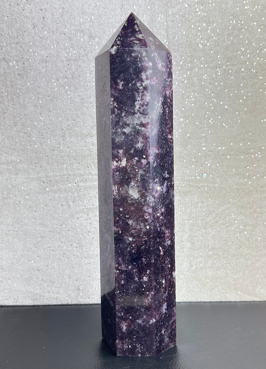Lepidolitt tårn 21cm