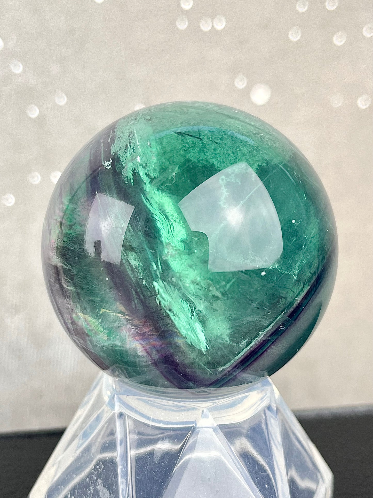 Regnbue Fluoritt kule