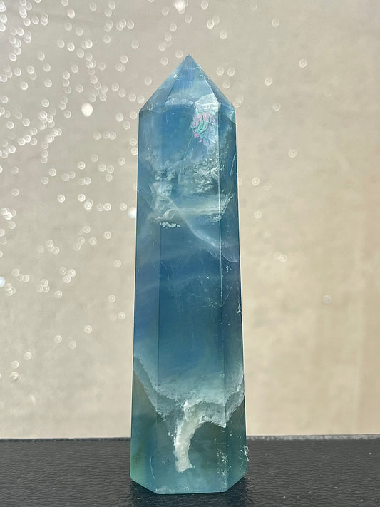 Blågrønn Fluoritt tårn