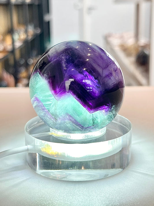 Rainbow Fluorite Sphere
