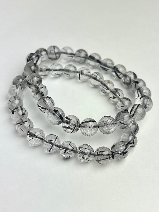 Turmalinkvarts armbånd 8mm+