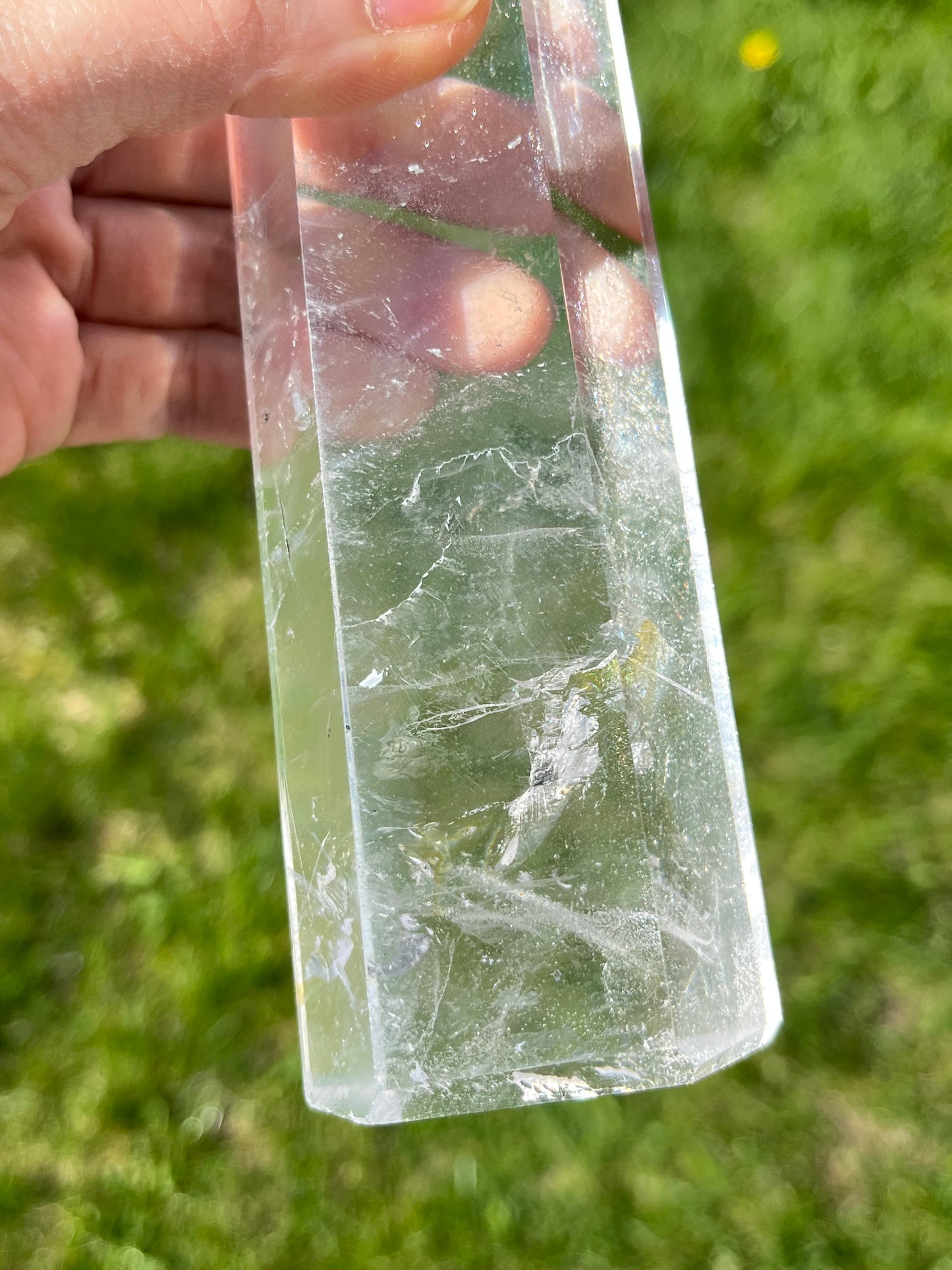 Bergkrystall klar kvarts tårn XL 20cm, God kvalitet