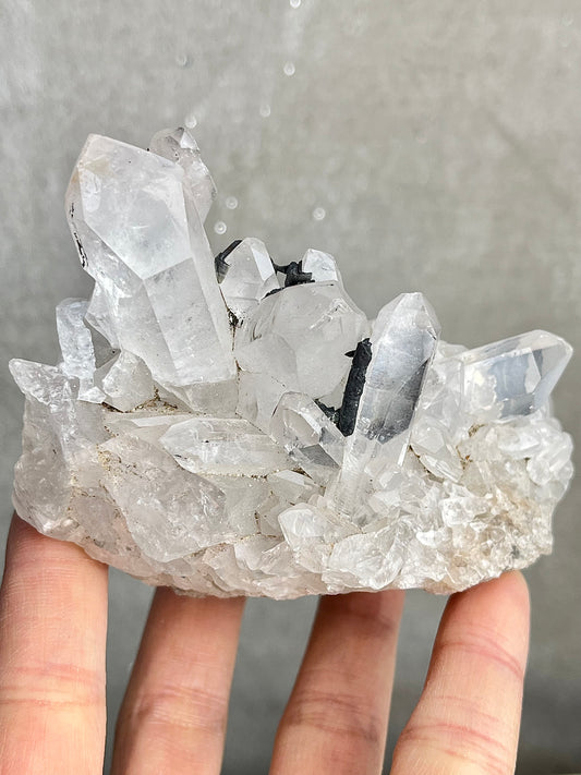 Bergkrystall klynge/gruppe