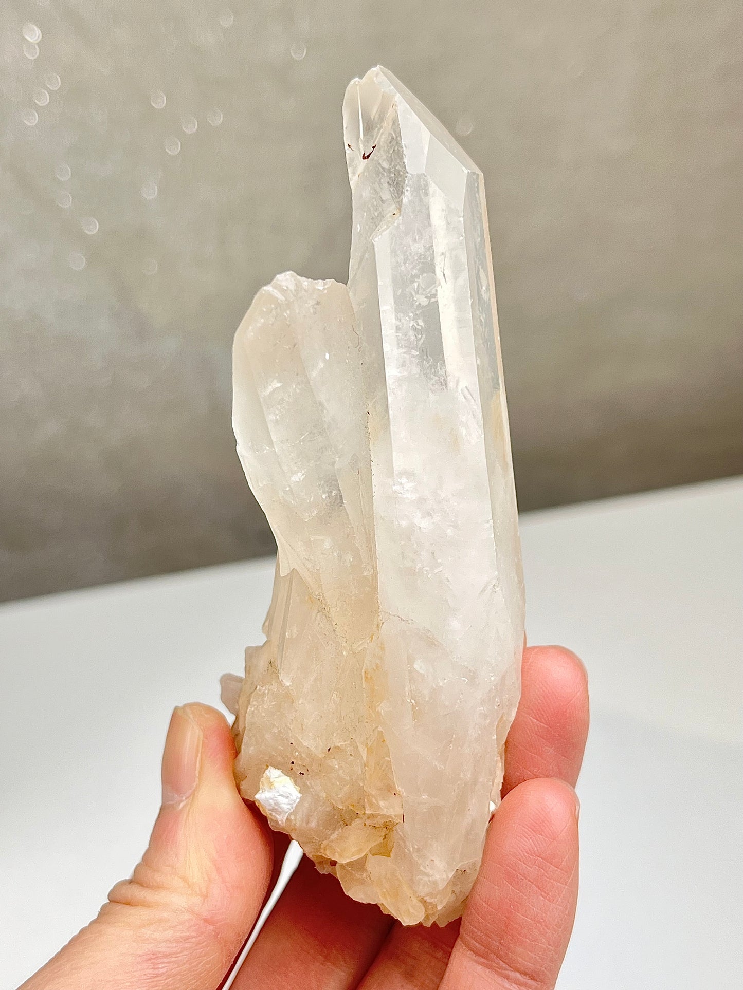 Bergkrystall klynge/gruppe