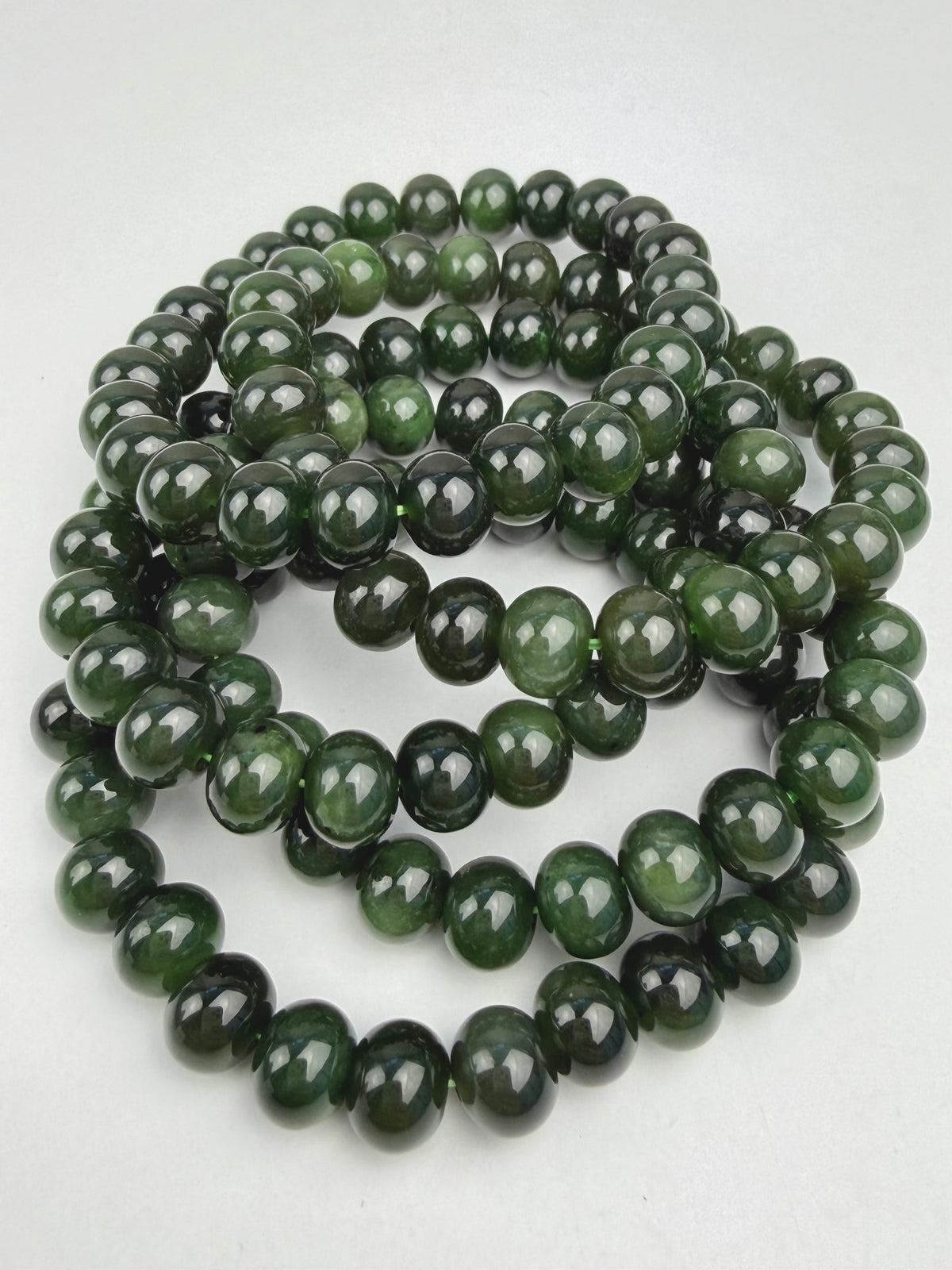 Jade, Nefritt armbånd 8-9mm+