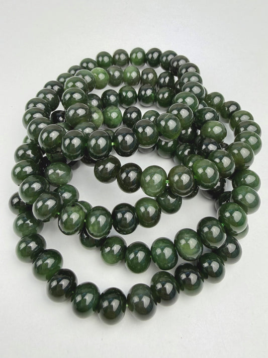 Jade, Nefritt armbånd 8-9mm+