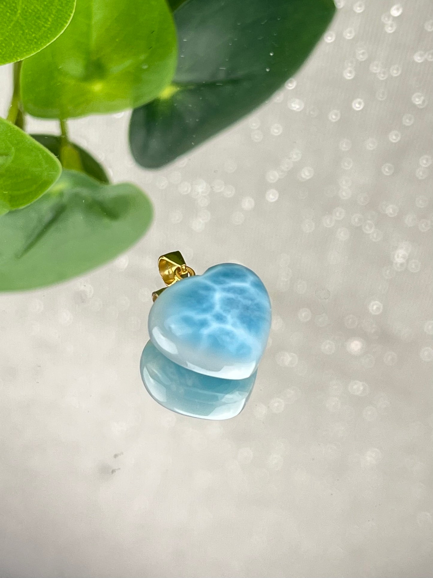 Larimar Anheng i 925 sterling sølv