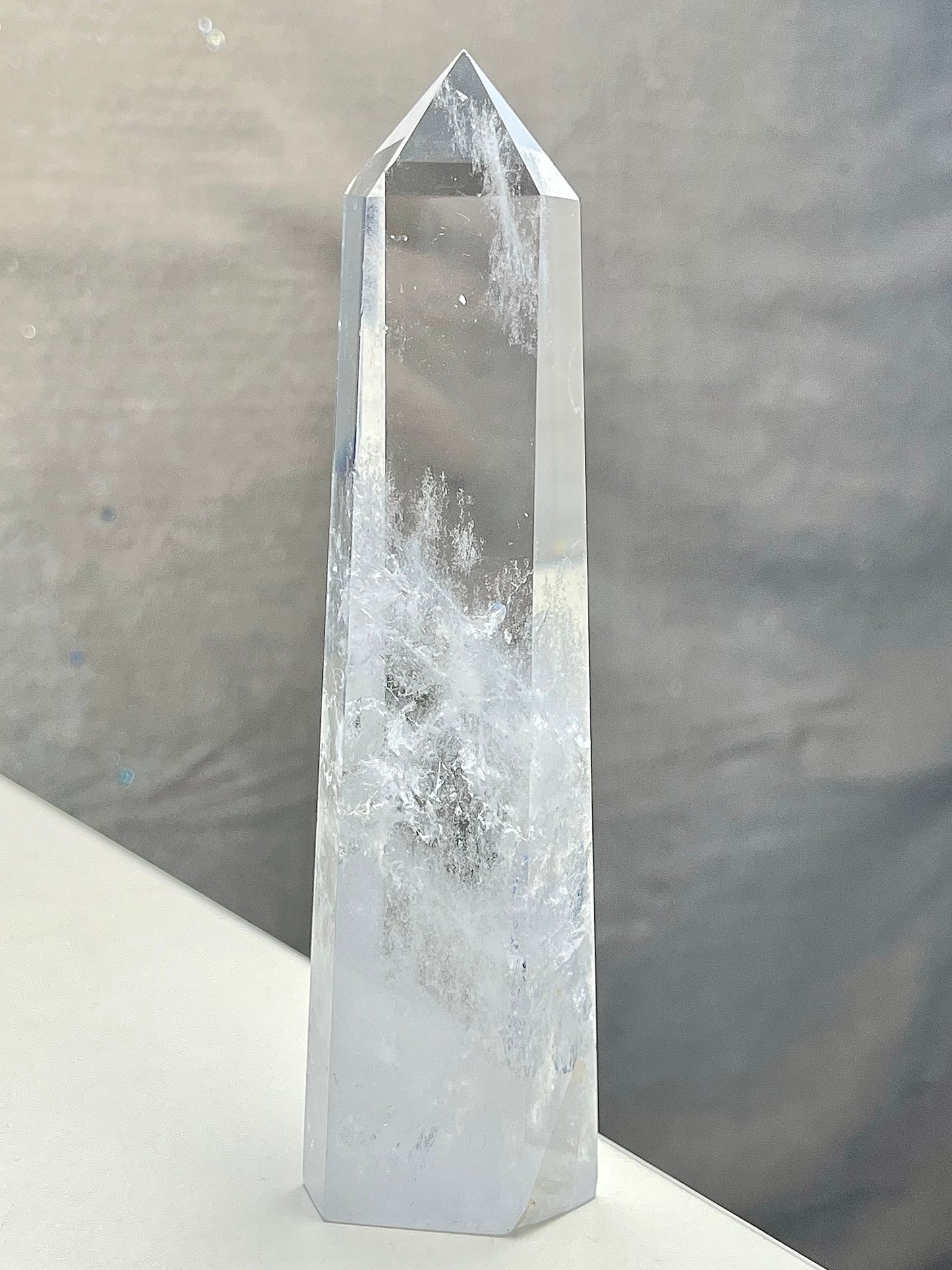Bergkrystall klarkvarts tårn