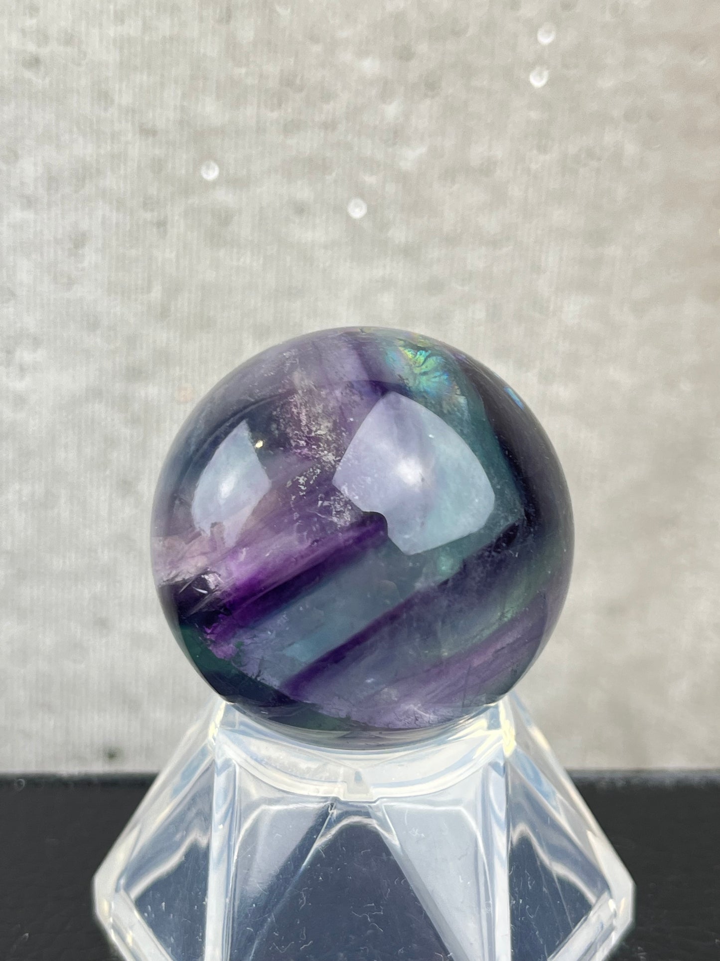 Regnbue Fluoritt kule