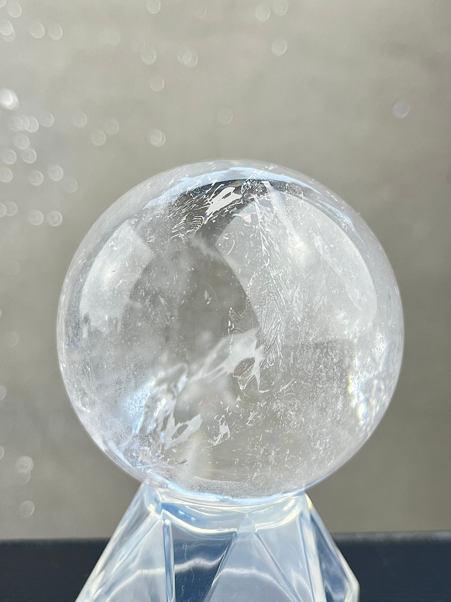 Bergkrystall klarkvarts Kule