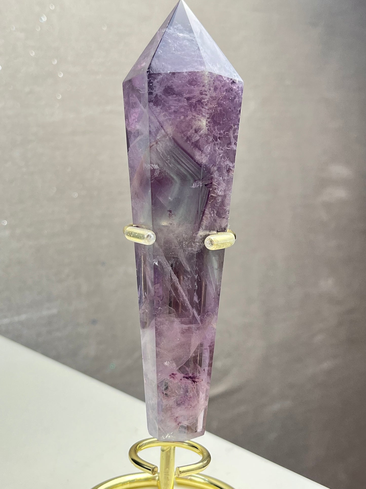 Septerformet Regnbue Fluoritt