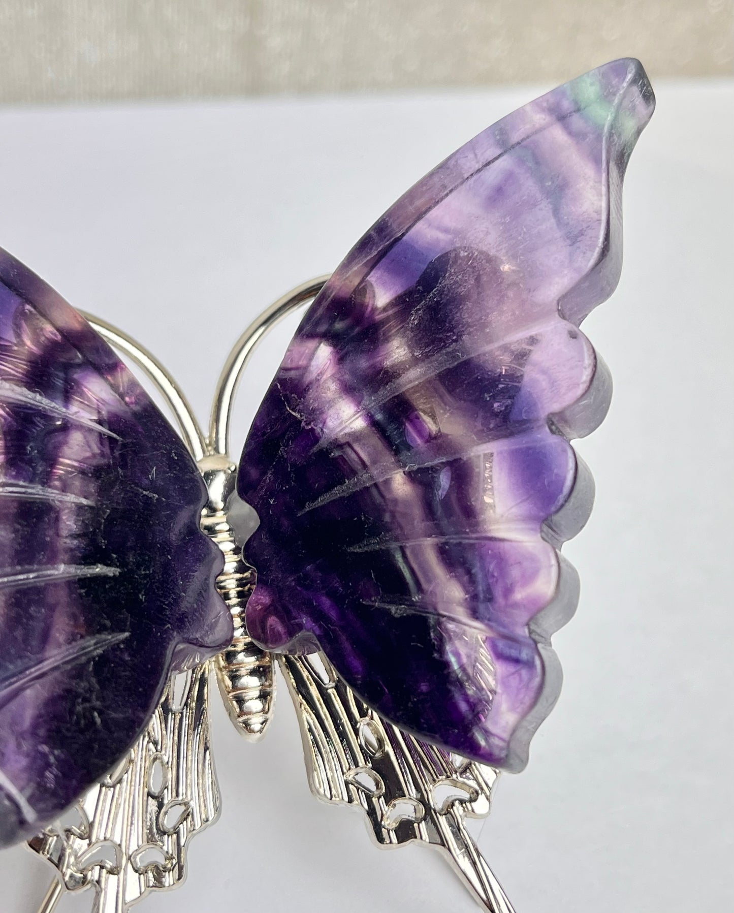 Regnbue Fluoritt Sommerfugl