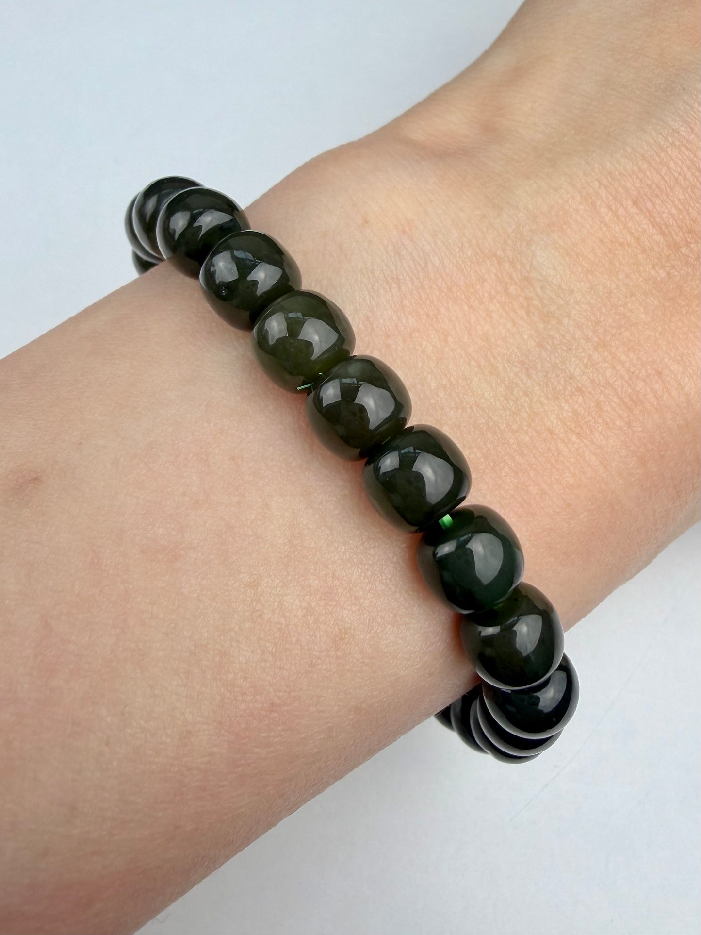 Jade, Nefritt armbånd 7-8mm+
