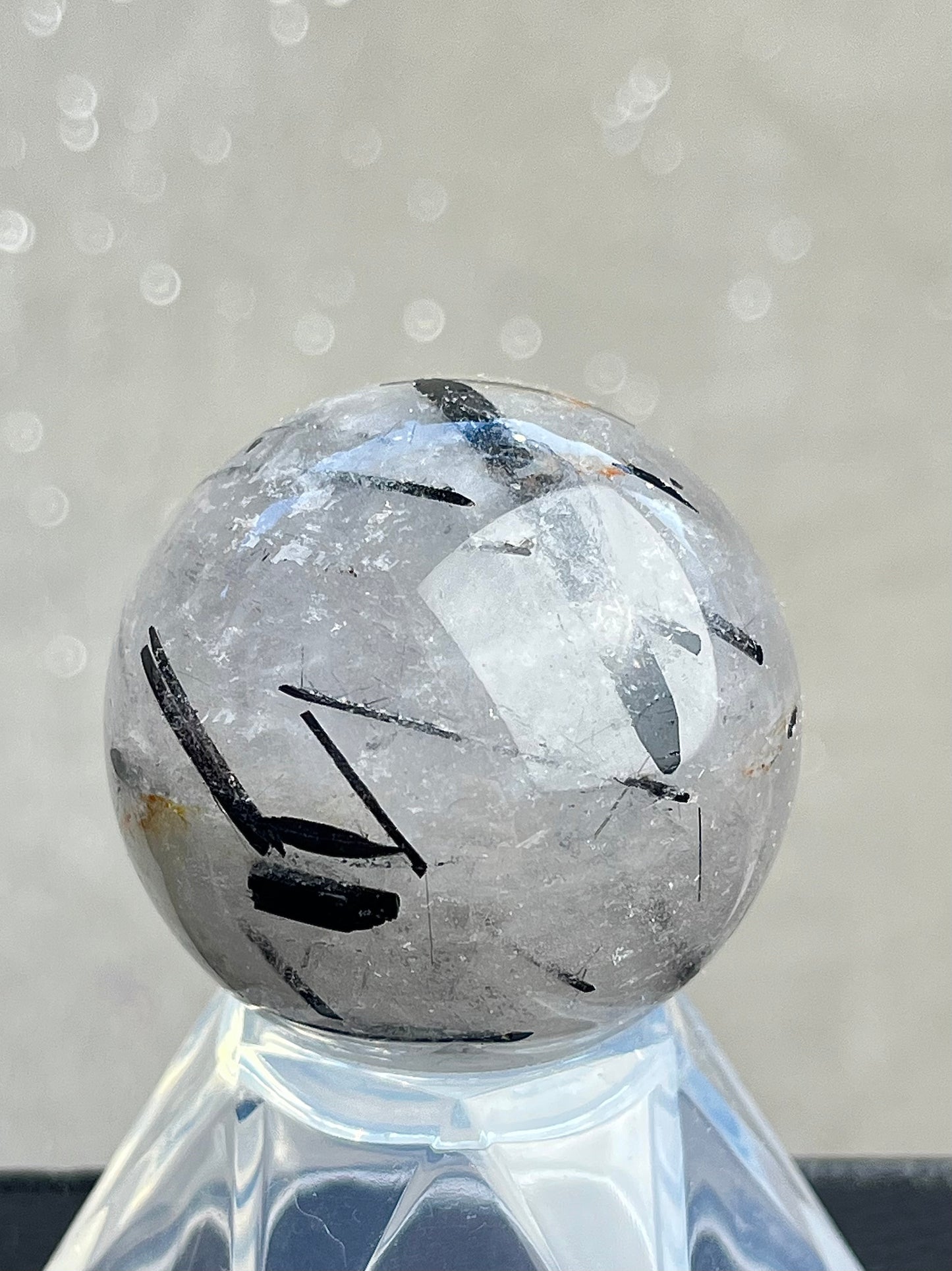 tourmaline-colored ball