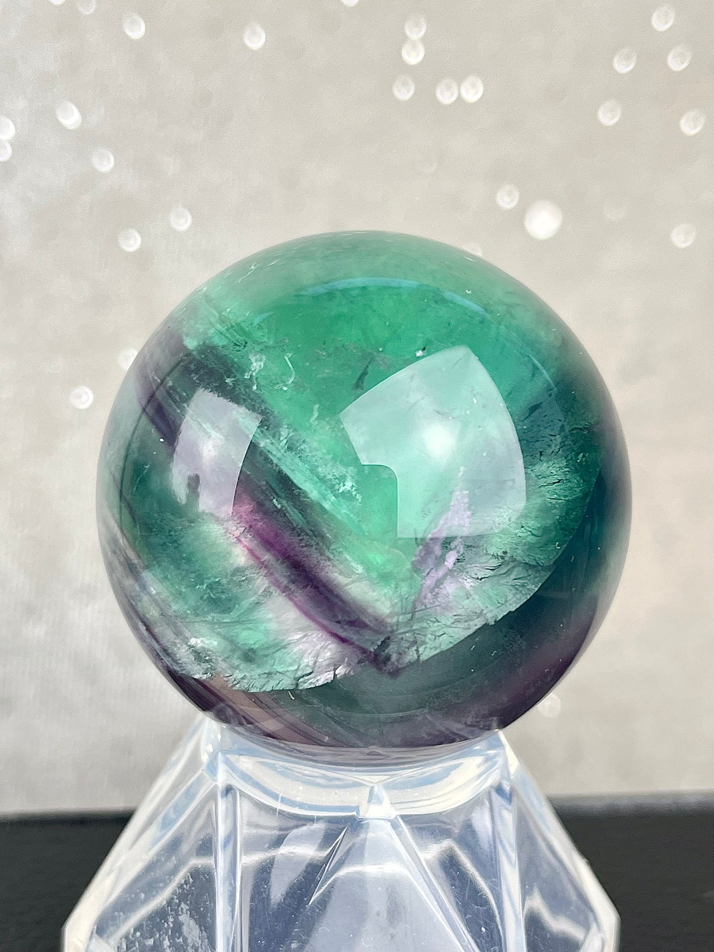 Regnbue Fluoritt kule