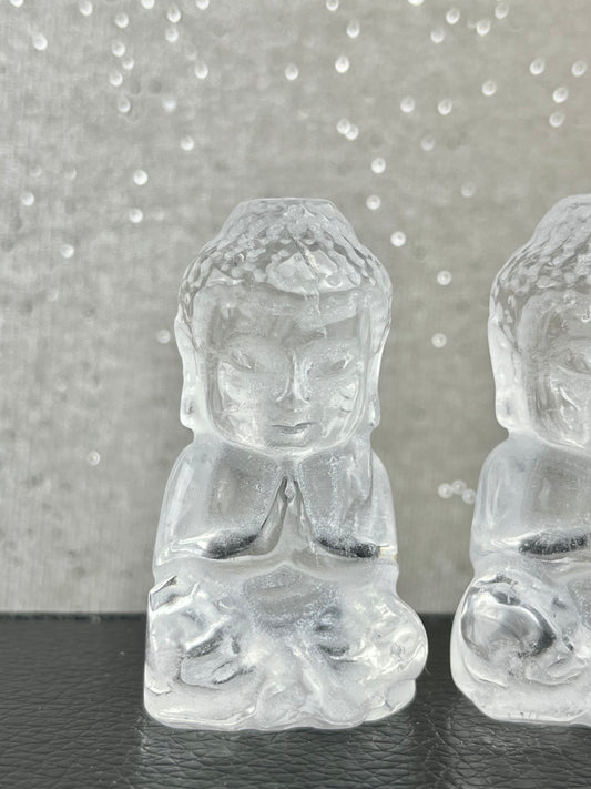 Bergkrystall klarkvarts Buddha