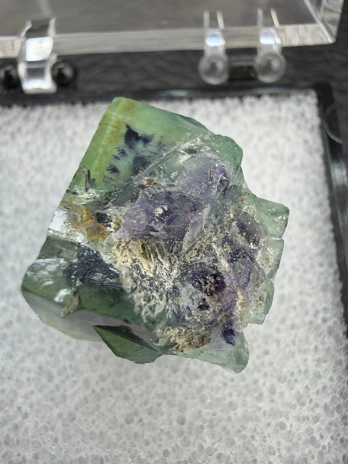 Fluorite with box