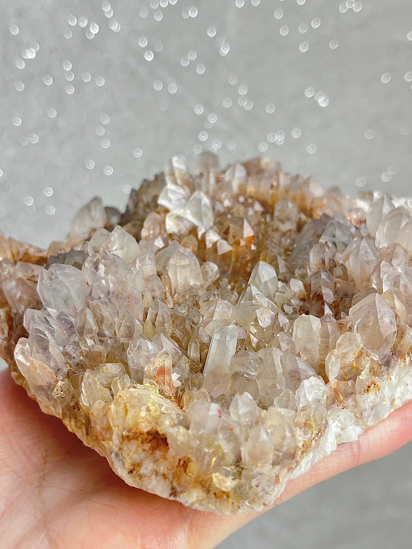 Kvarts gruppe med kloritt, hematitt og jernoksid