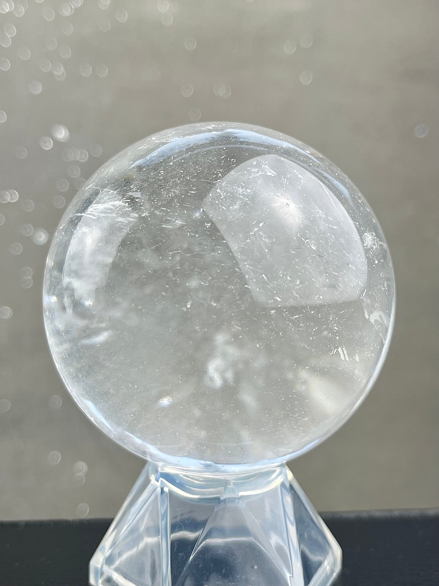 Bergkrystall klarkvarts kule