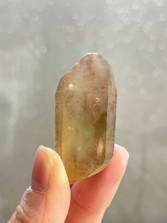 Naturlig citrin fra Zambia