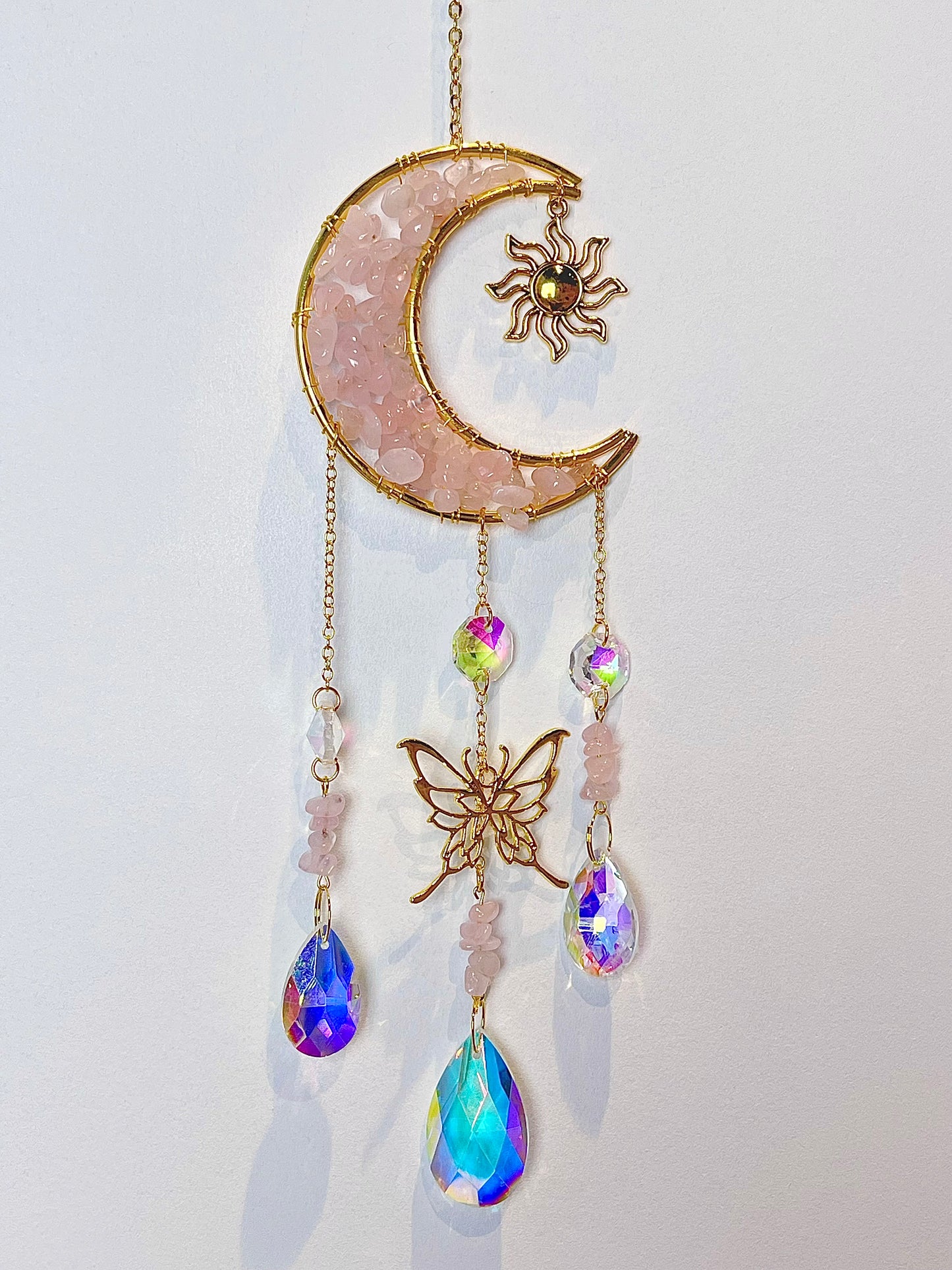 Krystall solfanger, Rosenkvarts