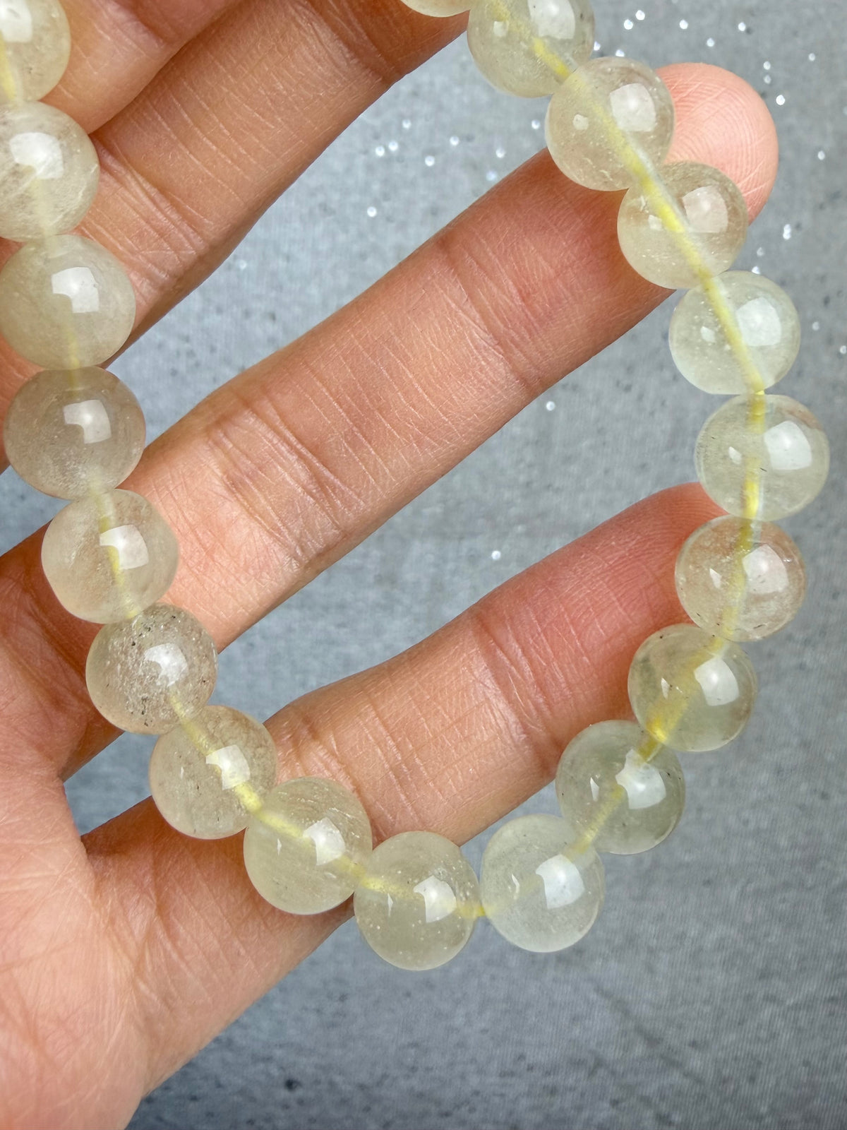 Libyan Desert Glass armbånd 8mm+