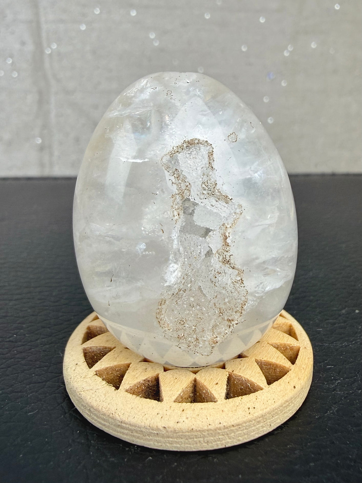 Druzy agat geode egg