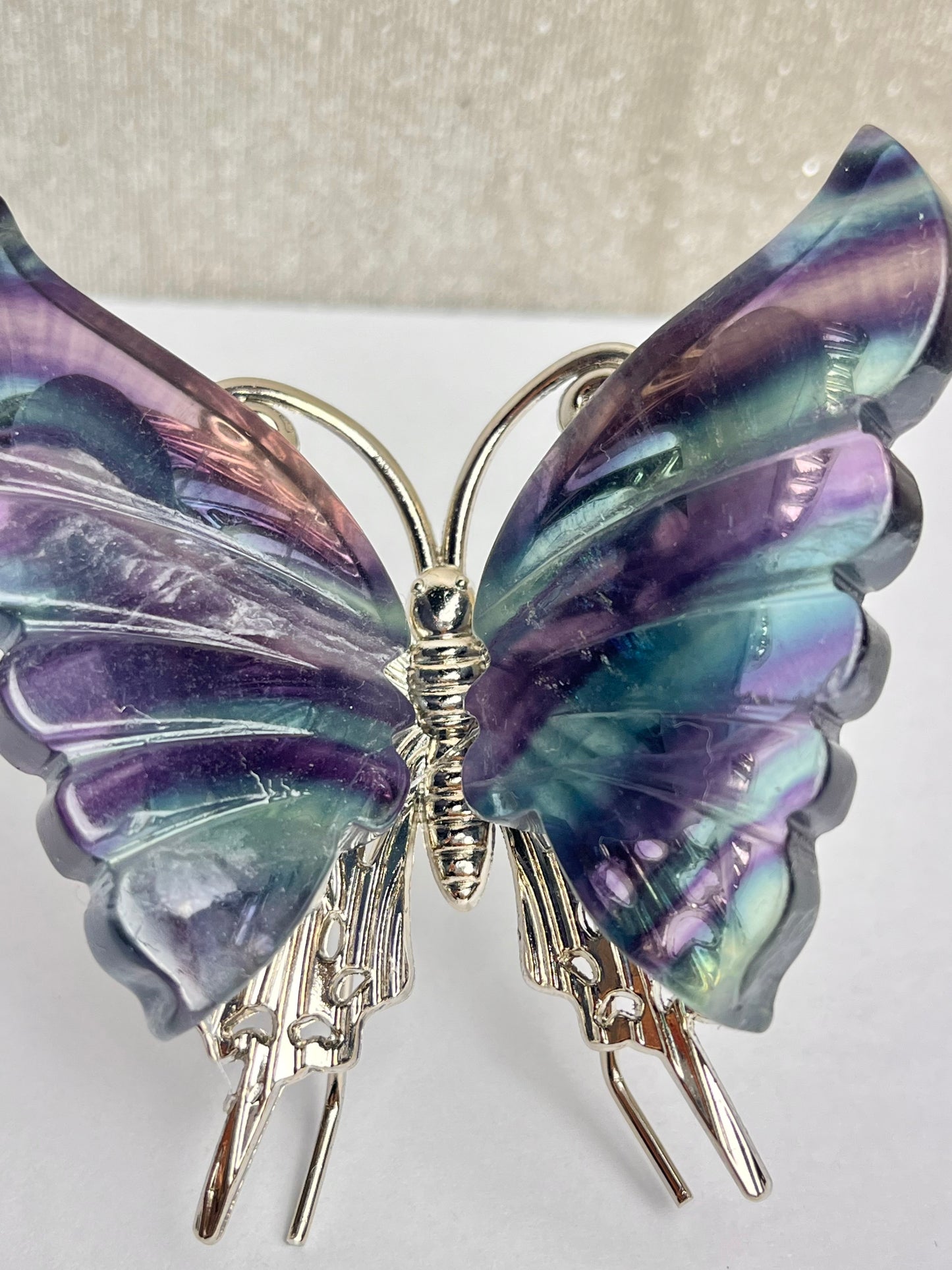 Regnbue Fluoritt Sommerfugl