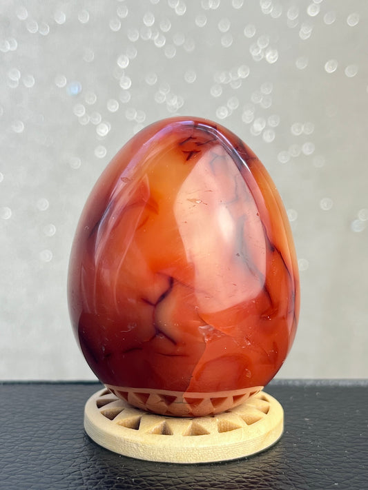 Druzy Karneol Egg