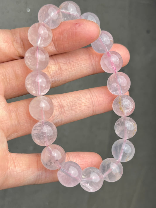 Rosenkvarts armbånd 11mm+
